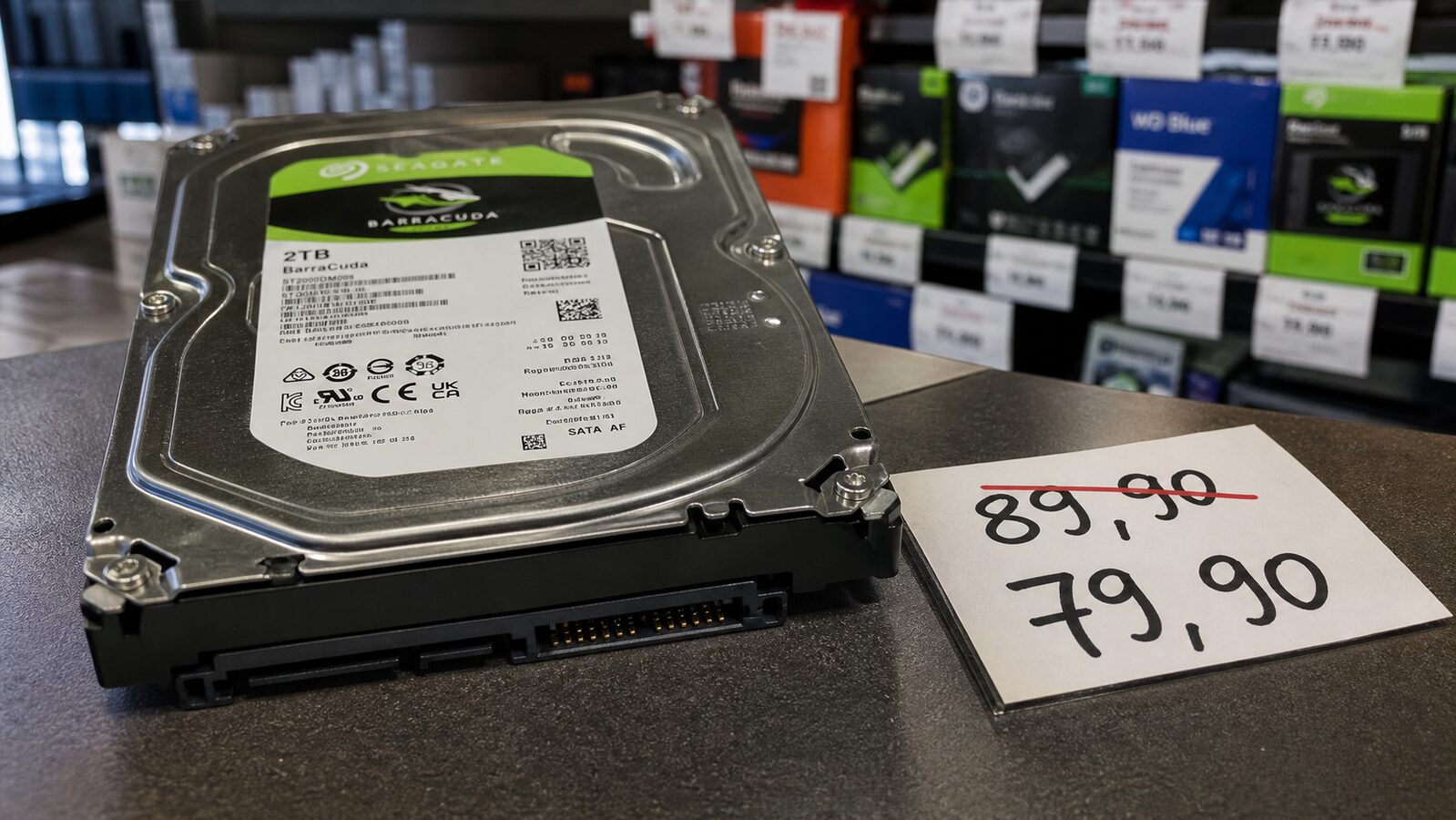 Carenza di hard disk spinge prezzi alle stelle nel 2026
