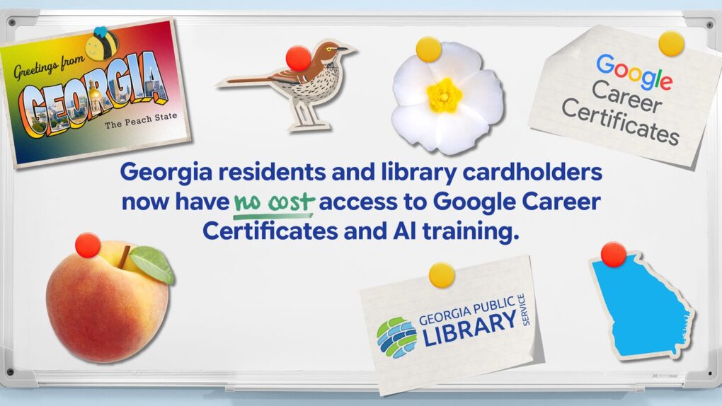 Google collabora con biblioteche della Georgia per