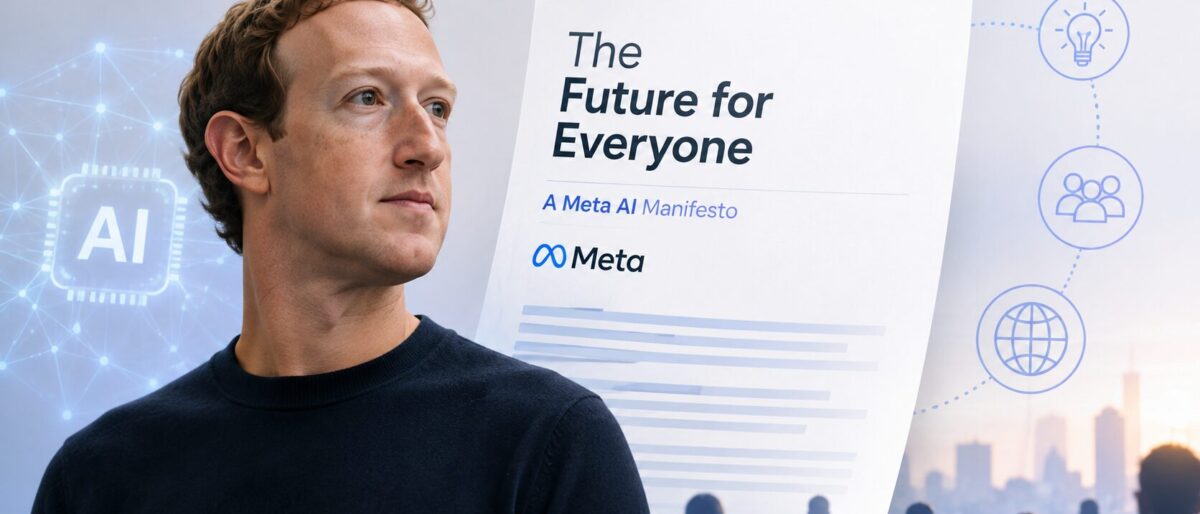 Il manifesto AI di Zuckerberg: superintelligenza per tutti?