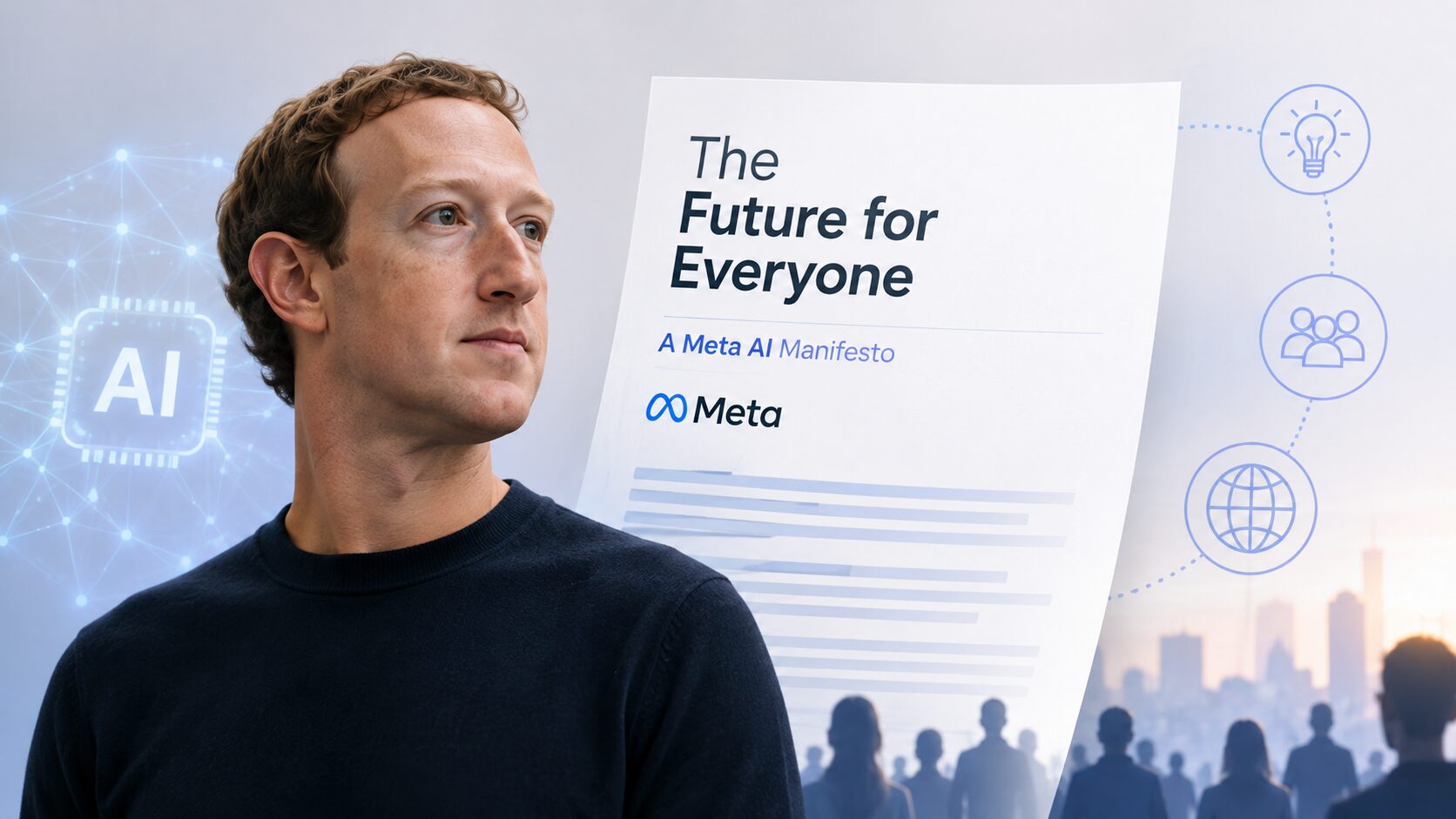 Il manifesto AI di Zuckerberg: superintelligenza per tutti?