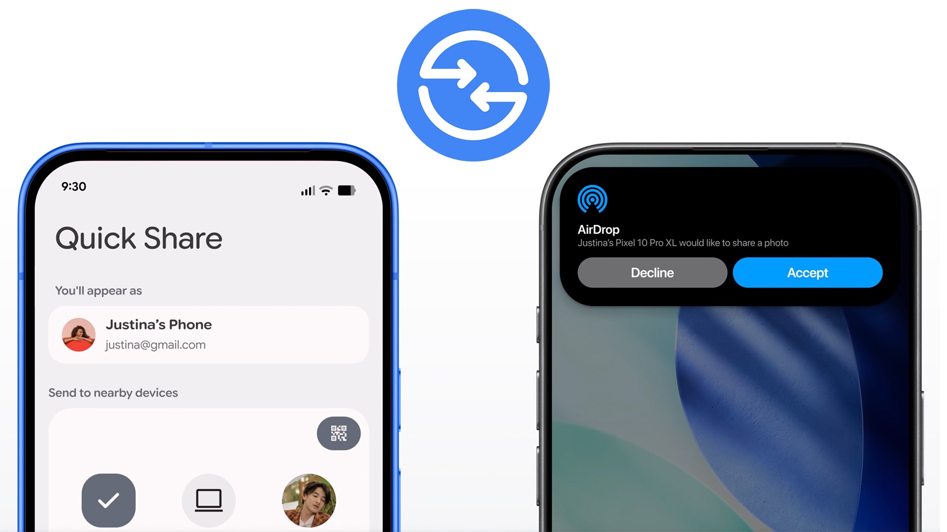 Quick Share: Google imita finalmente AirDrop