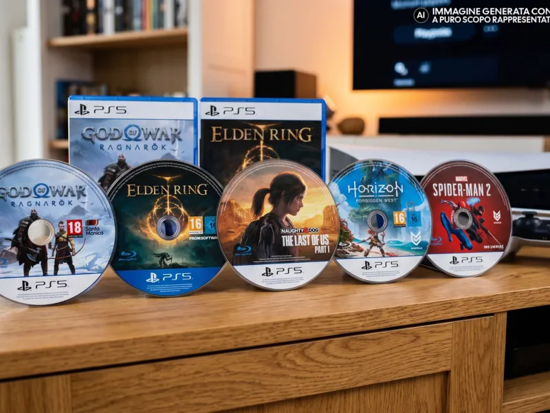 Sony abbandona i giochi su disco dal 2026