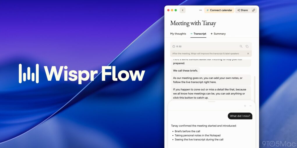 Wispr Flow lancia Notetaker, assistente AI per riunioni