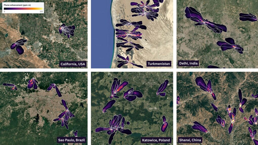 Metano dallo spazio: come Google e NASA lo mappano