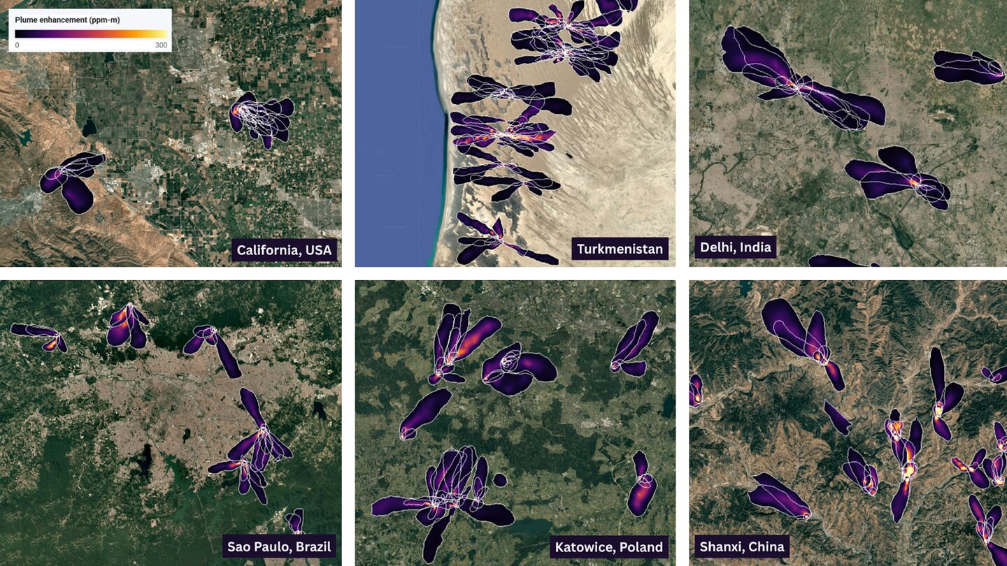 Metano dallo spazio: come Google e NASA lo mappano