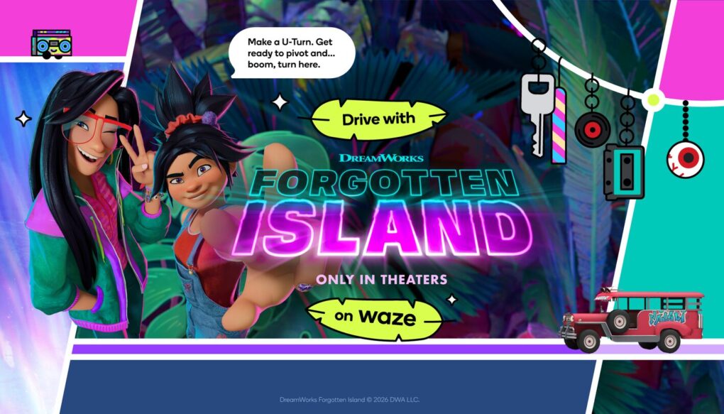 Waze trasforma il viaggio con Forgotten Island
